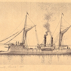 1869 - Cannoniera corazzata 'Risoluta'